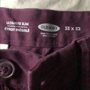 Old navy pants 33x32